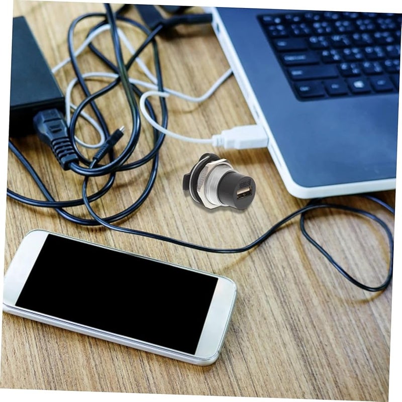 USB Panel Mount Connector Female to Female Extension Flush Mount Design High Speed Data Transfer - Image 5